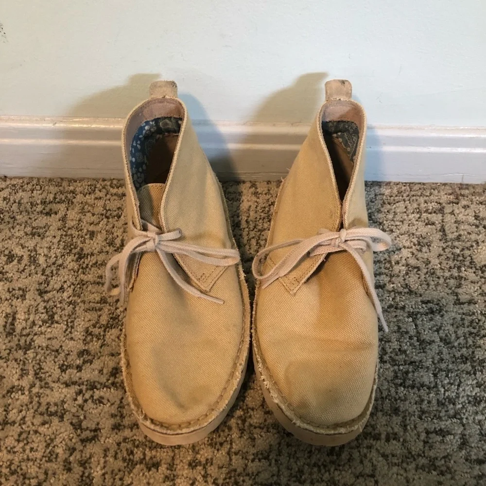 Clarks Brown Laced Ankle Boots Size 7.5